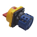 SAP16/04-M1 — INTERRUPTOR ROTATIVO PARA CANDADO 16A, 440VCA 3 POLOS ON-OFF, + NEUTRO
