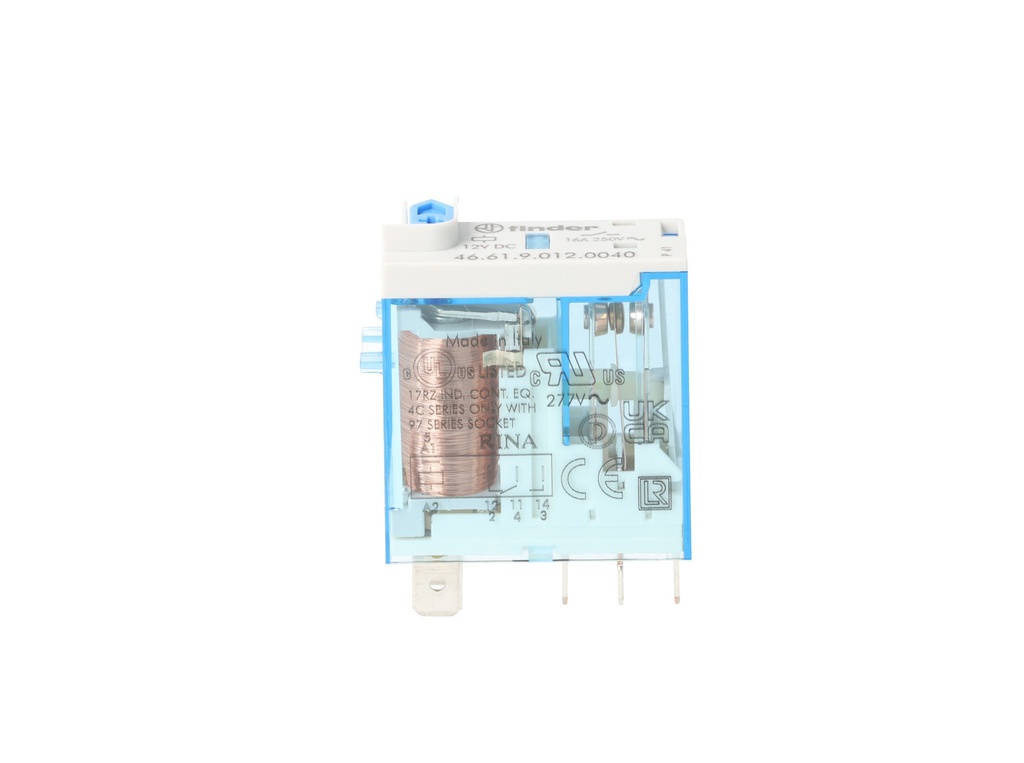465281200040 — MINI-RELE INDUSTRIAL 120VCA 2P2T 8-16AMP