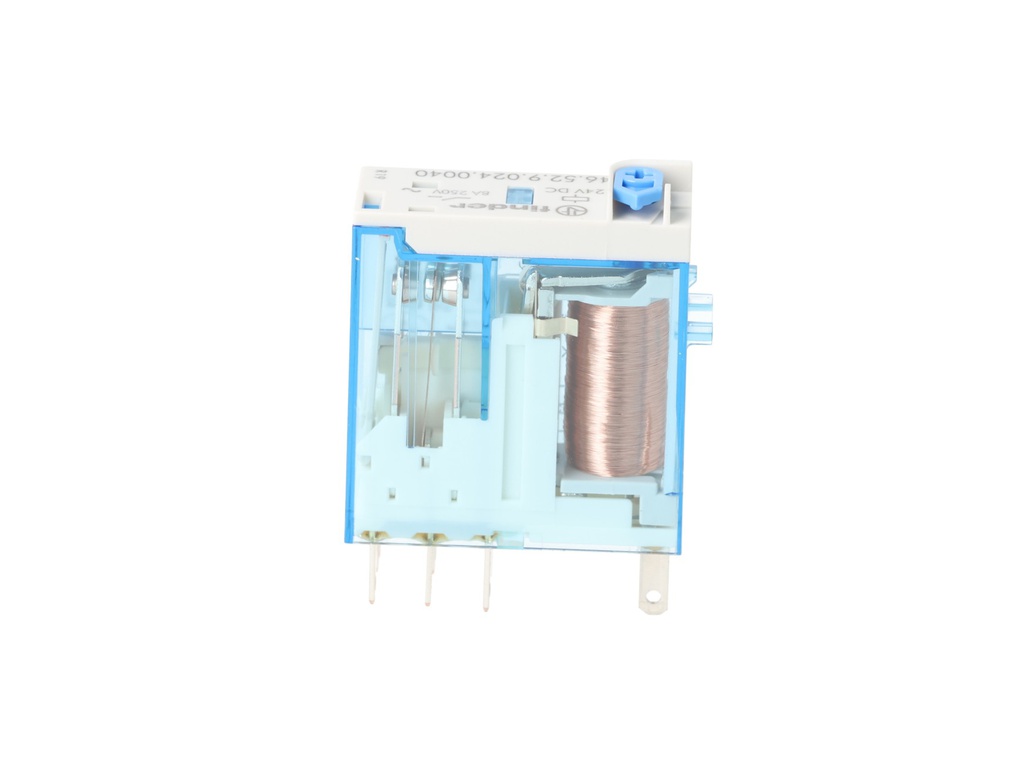 465290240040 — MINI-RELE INDUSTRIAL 24VCD 2P2T 8-16AMP