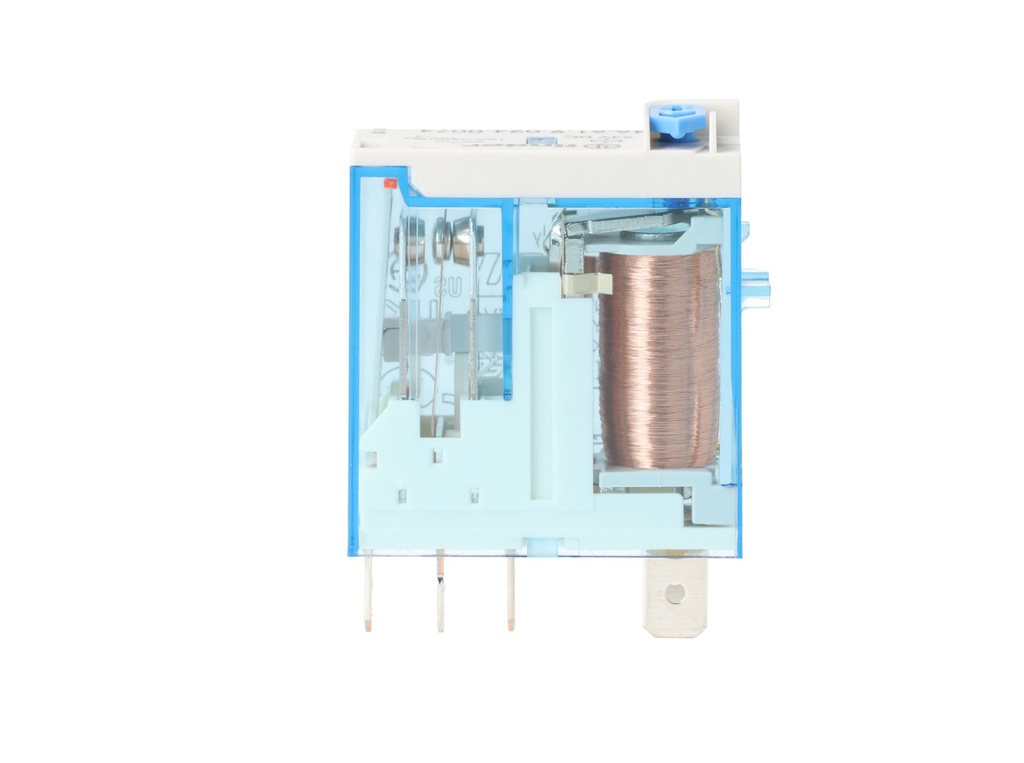 466190240074 — MINI-RELE INDUSTRIAL CON LED 24VCD 1P2T 8-16AMP.