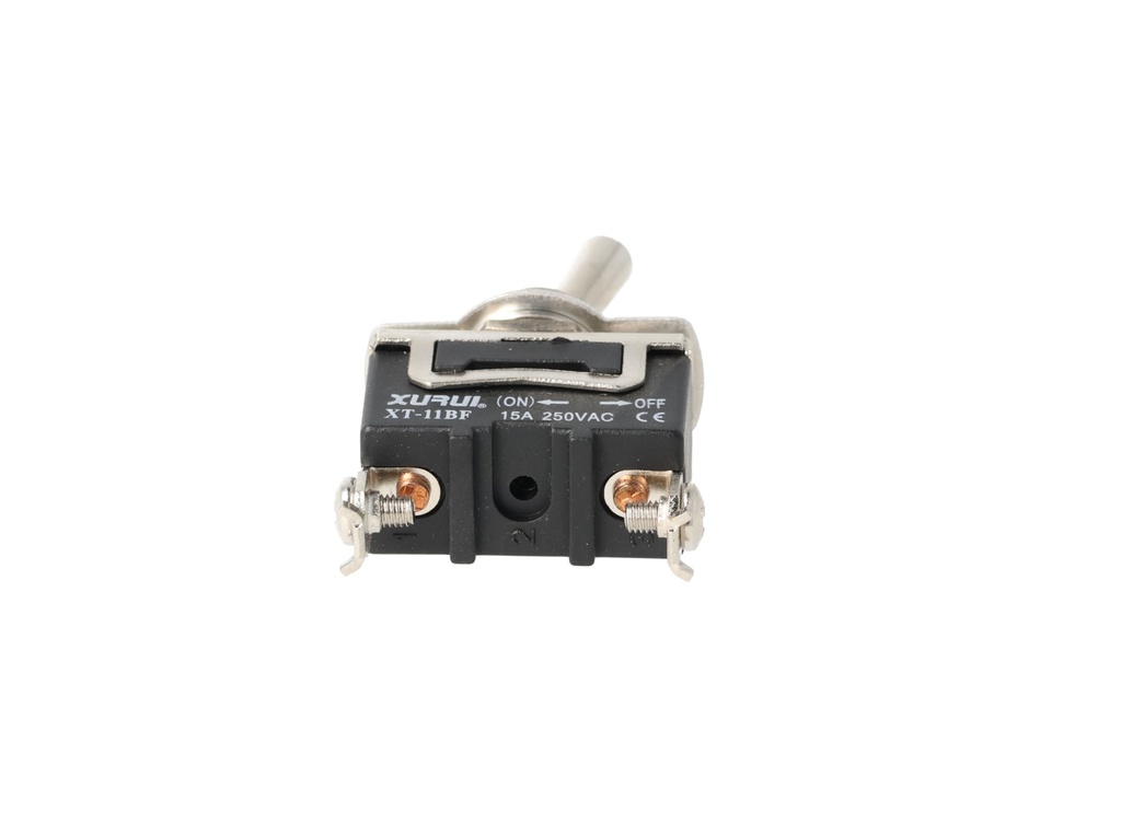 XT-11BF — INTERRUPTOR DE PALANCA CON TORNILLOS Posiciones: PULS-OFF Capacidad: 20/15A 125/277VAC 