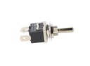 XT-13AF — INTERRUPTORES DE PALANCA 3 TERMINALES, Número de polos: 1  Posiciones: PULS-OFF-PULS  Capacidad: 20/15A  125/277VAC  2HP 125/277VAC 1.5HP   125/277VAC para un pulso momentaneo Terminales: 3 lenguetas de 6.3mm  Montaje: Diametro 12mm