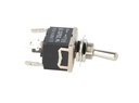 XT-21A — INTERRUPTORES DE PALANCA 4 TERMINALES, Número de polos: 2  Posiciones: ON-OFF  Capacidad: 20/15A  125/277VAC 2HP 125/277VAC 1.5HP   125/277VAC para un pulso momentaneo Terminales: 4 lenguetas de 6.3mm Montaje: Diametro 12mm Certificados: UL1054    E200089