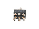 XT-23AF — INTERRUPTORES DE PALANCA 6 TERMINALES Posiciones: PULS-OFF-PULS Capacidad: 20/15A 125/277VAC 