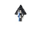 TP-TSY — SWITCH TRIANGULAR AMARILLO 39 X39 x 39LED 12/5VCD, CON MICROSWITCH INTERCAMBIABLE.