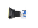 TP-TSY — SWITCH TRIANGULAR AMARILLO 39 X39 x 39LED 12/5VCD, CON MICROSWITCH INTERCAMBIABLE.
