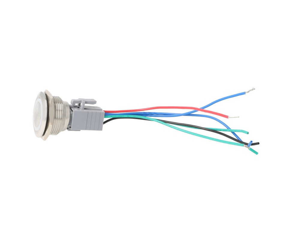 TP-MM30-RR110 — INTERRUPTOR METALICO 30MM 110V ON-MOM