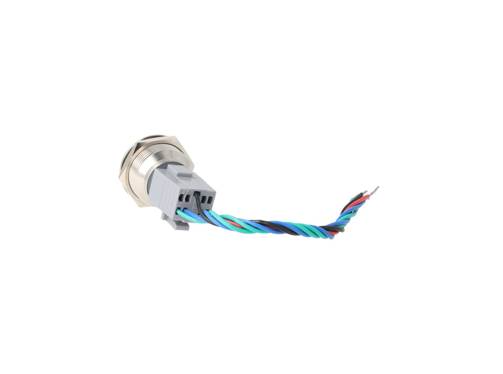 TP-MM30-RR24 — INTERRUPTOR METALICO 30mm 24V OFF-MOMENTANEO, NA