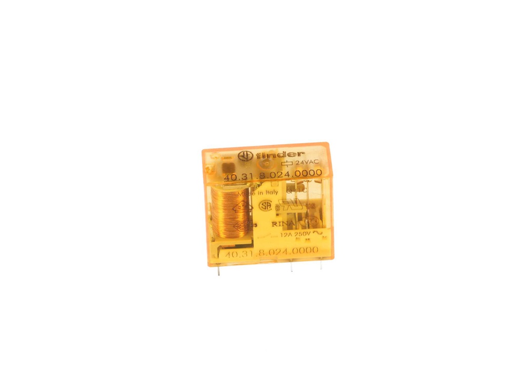 403180240000 — RELE P/CI 24VCA 1P2T 10AMP.