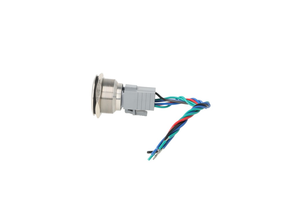 TP-ML30-PR24 — INTERRUPTOR METALICO 30mm 24V ON-OFFCON SIMBOLO DE ON OFF