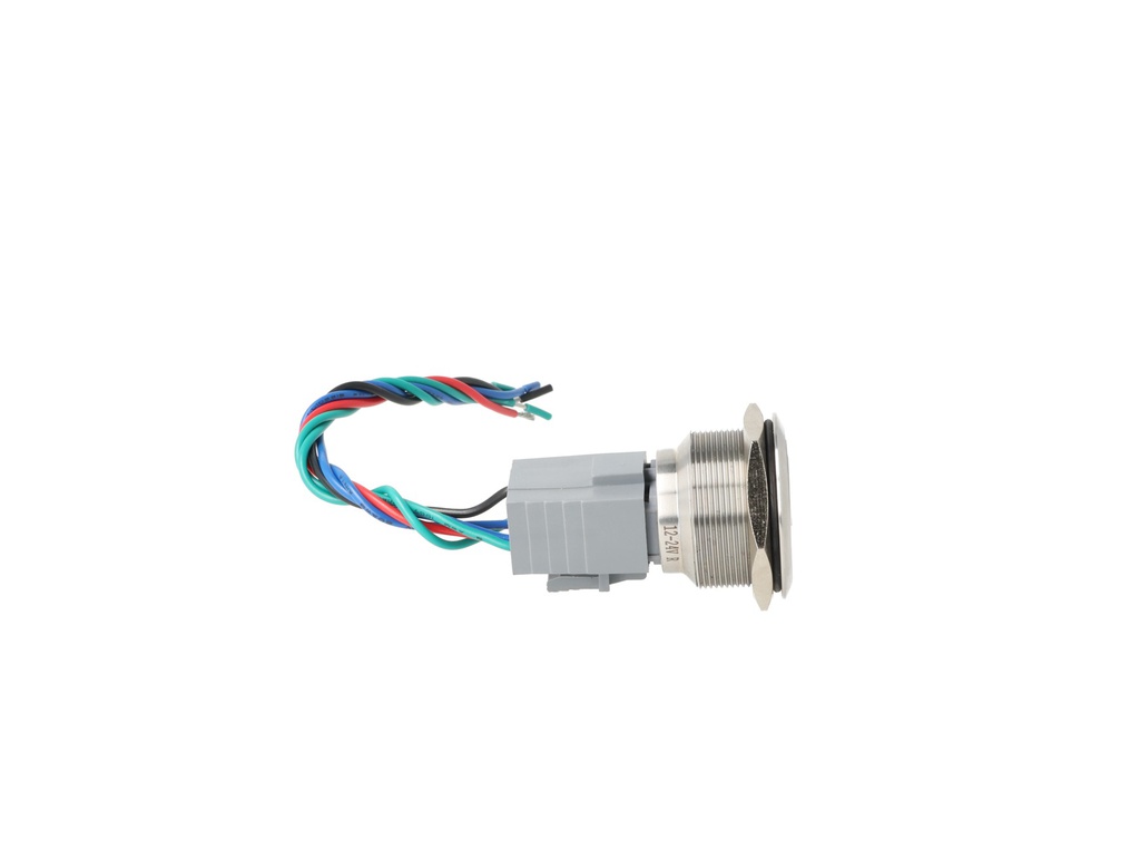 TP-ML30-PR24 — INTERRUPTOR METALICO 30mm 24V ON-OFFCON SIMBOLO DE ON OFF