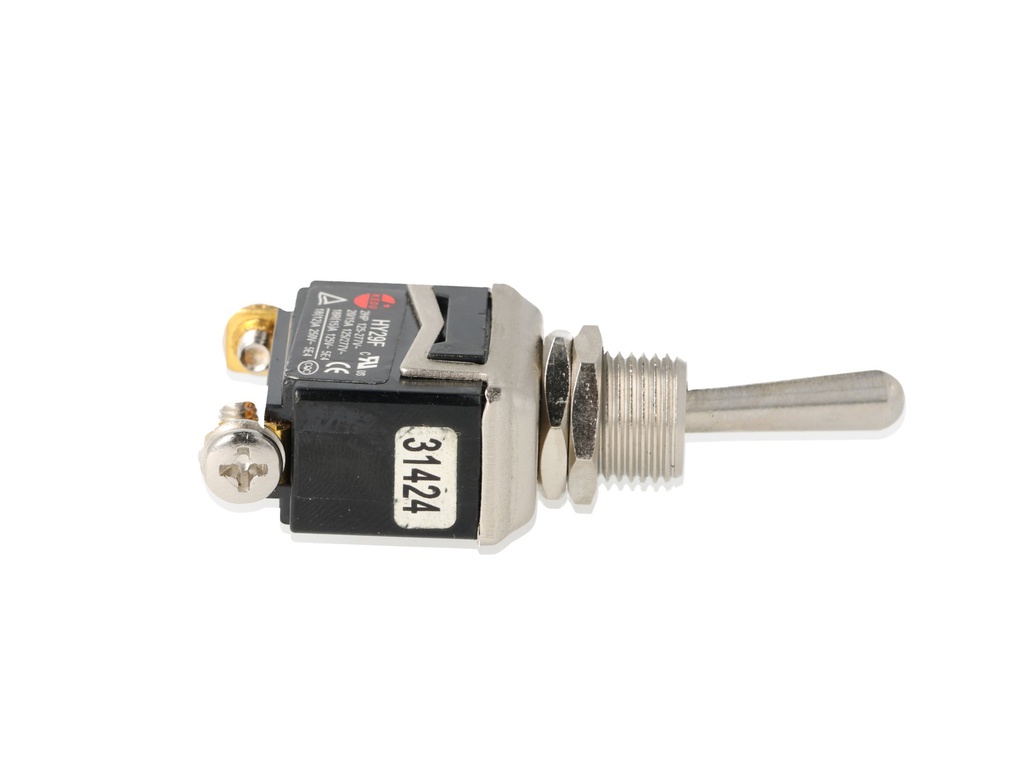 XT-13B — INTERRUPTORES DE PALANCA 3 TORNILLOS Posiciones: ON-OFF-ON Capacidad: 20/15A 125/277VAC 