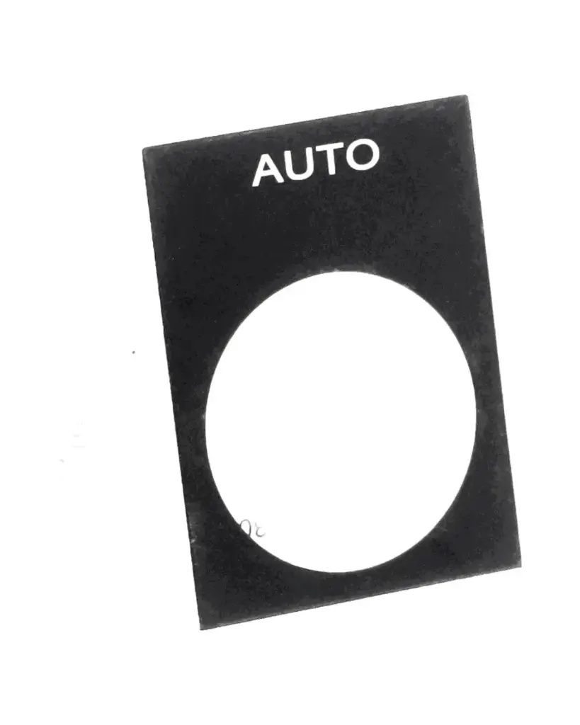 2LP09SP — 22MM PLACA LEYENDA  AUTO