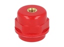 INS-25 — AISLADOR DE RESINA, AWG 25mm, ROSCA M6, CON TORNILLOS 6 X 25 PAVONADOS, AISLAMIENTO 6KV