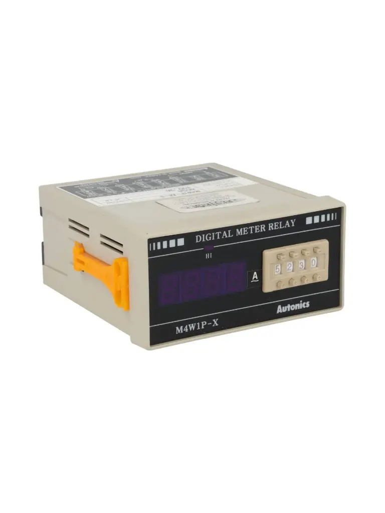 M4W1P-AA-5 — AMPERIMETRO CA 7DIGITOS CON SALIDA RELEV.SE REQUIERE DONA 5A INPUT110/220VCA 7SEG.