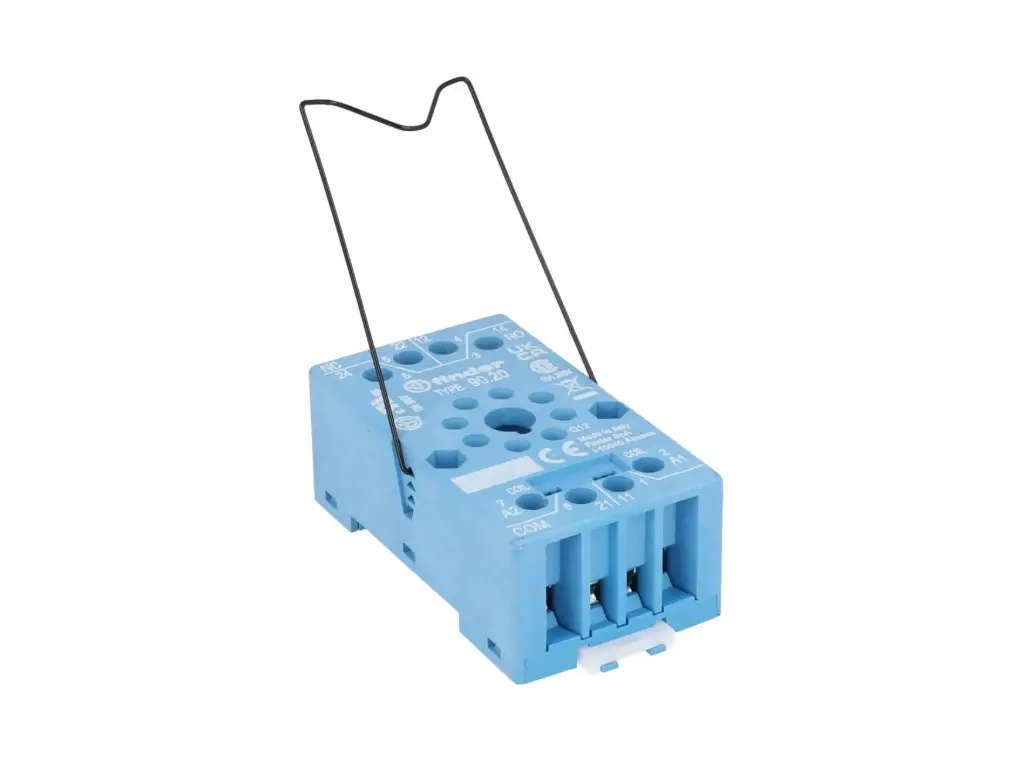 9020SMA — BASE 8PIN PARA RELEVADOR SERIE 60.12 AZUL
