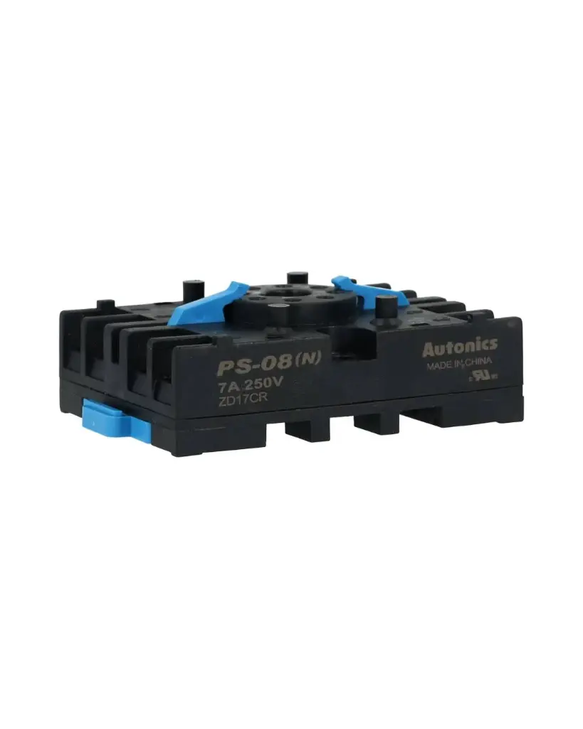 PS-08 — PS-08 — BASE P/RELEVADOR 8 PIN MONTAJE EN RIEL