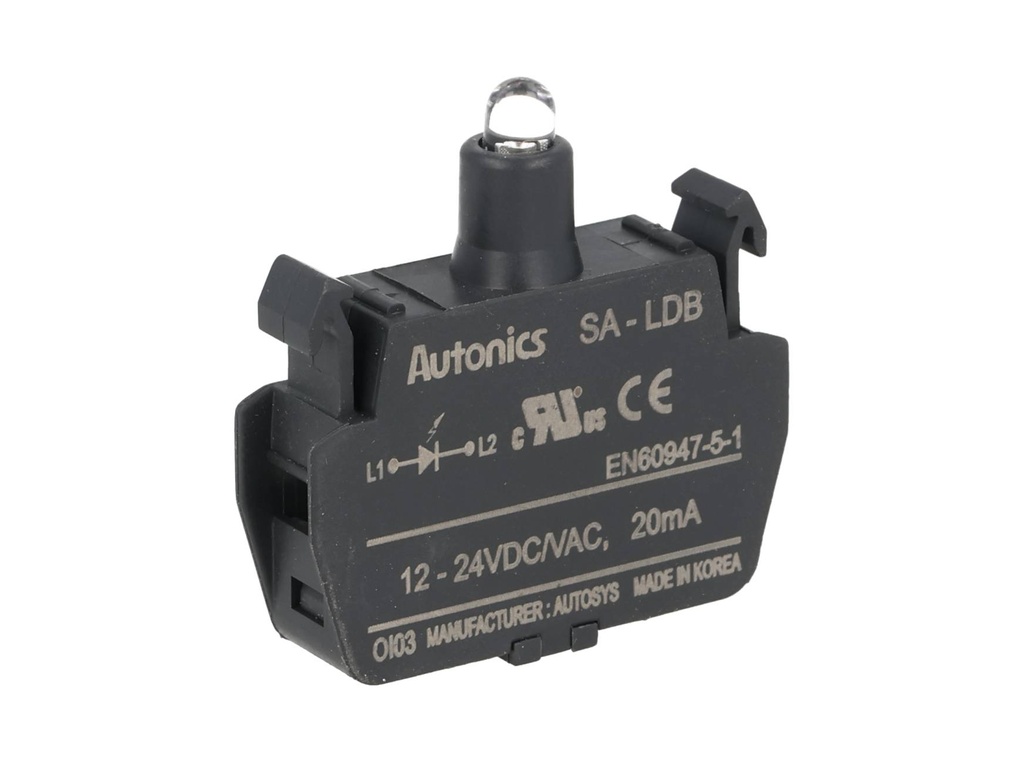 SA-LDB — BLOCK DE LED (AZUL) CA/CD 12-24V, NO APILABLE