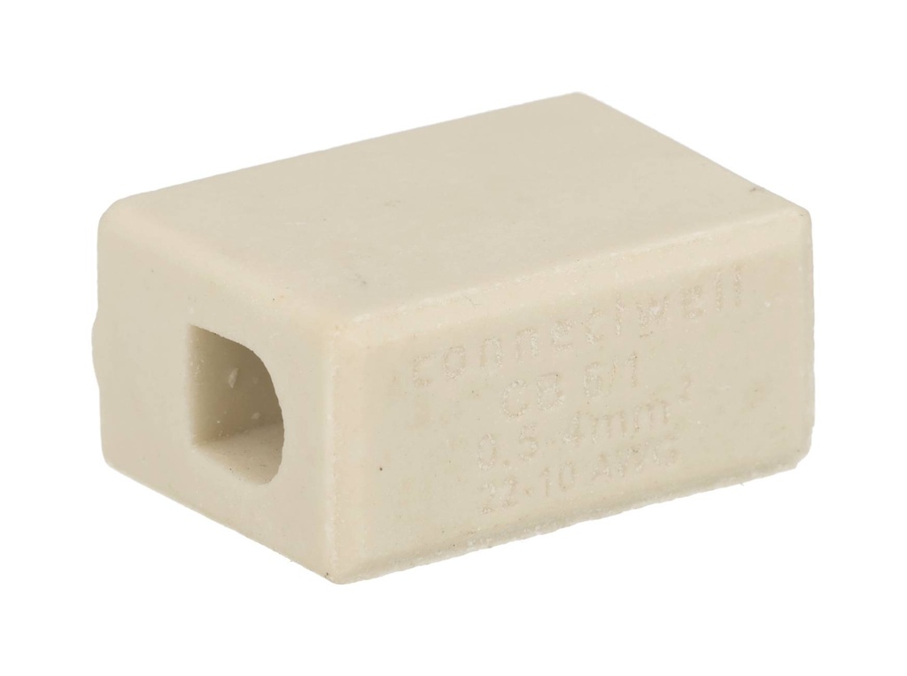 CB6/1 — BLOQUE CERAMICO 1 POLO  600_C 300V
