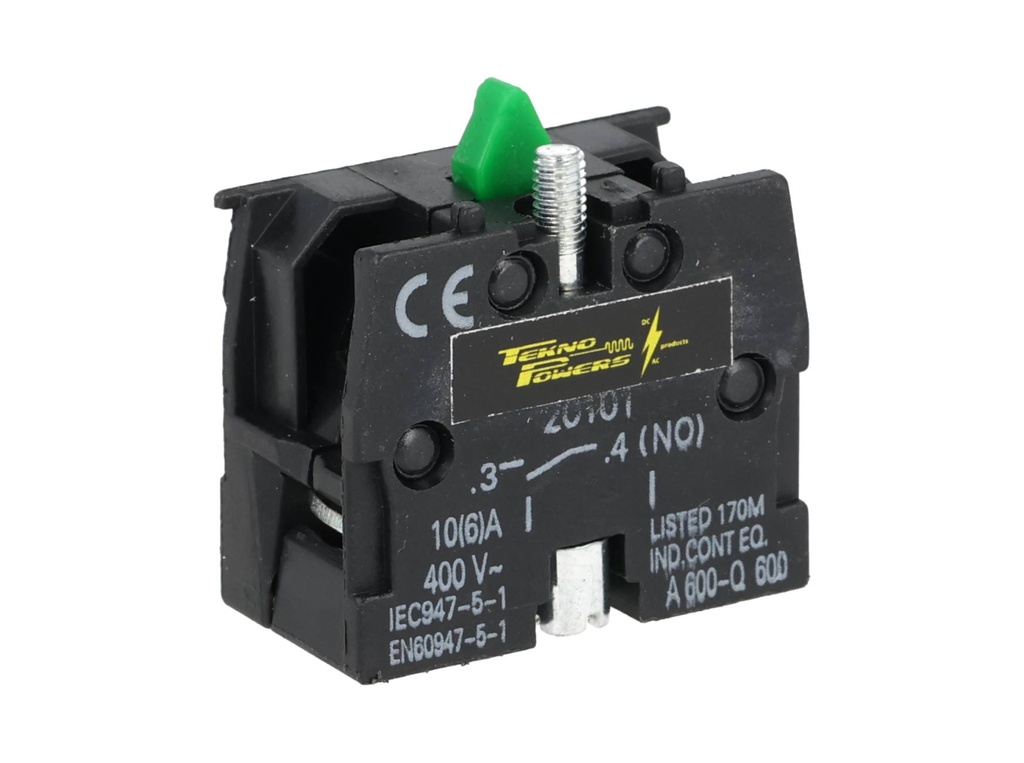 TP-B22XB2NO — BLOQUE DE CONTACTO NA 10A 400VCA*NO SON A PRUEBA DE EXPLOSION*