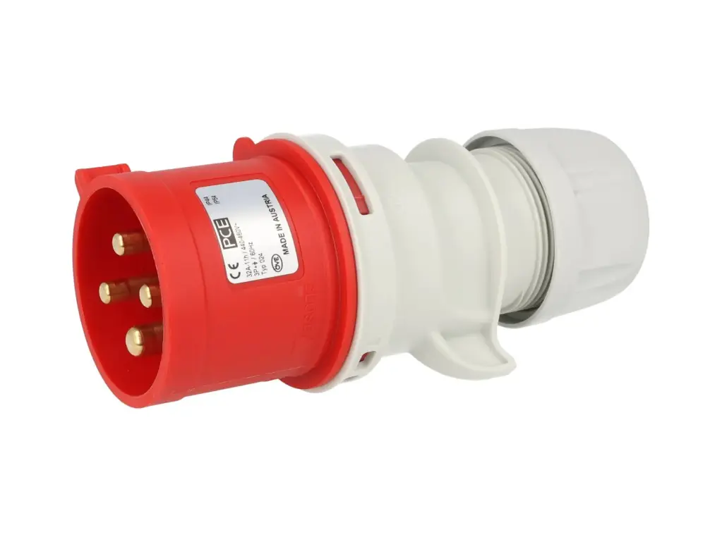 S42S40 — CLAVIJA CONECTOR GLANDULA 16A, 440-460V3P+T IP44