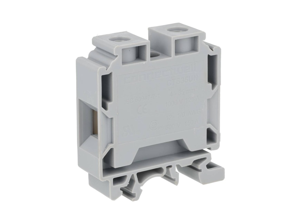 CTS35UN — CLEMA TERMINAL STANDAR 1100V, 125A 58X52.5X16mm