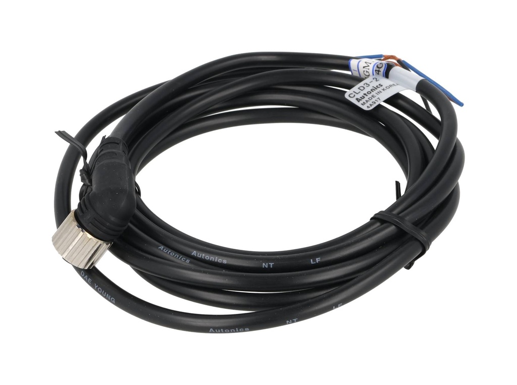 CLD3-2 — CONECTOR 3PIN,90_C/CABLE 2MTS.P/SENSOR