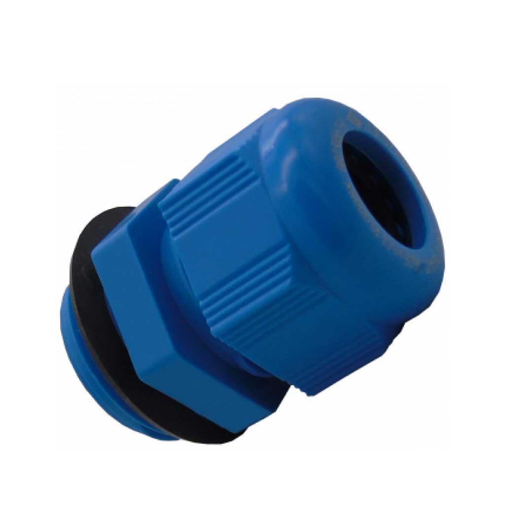5507567 — CONECTOR GLANDULA M32 14-25 POLIAMIDA COLOR AZUL ATEX.