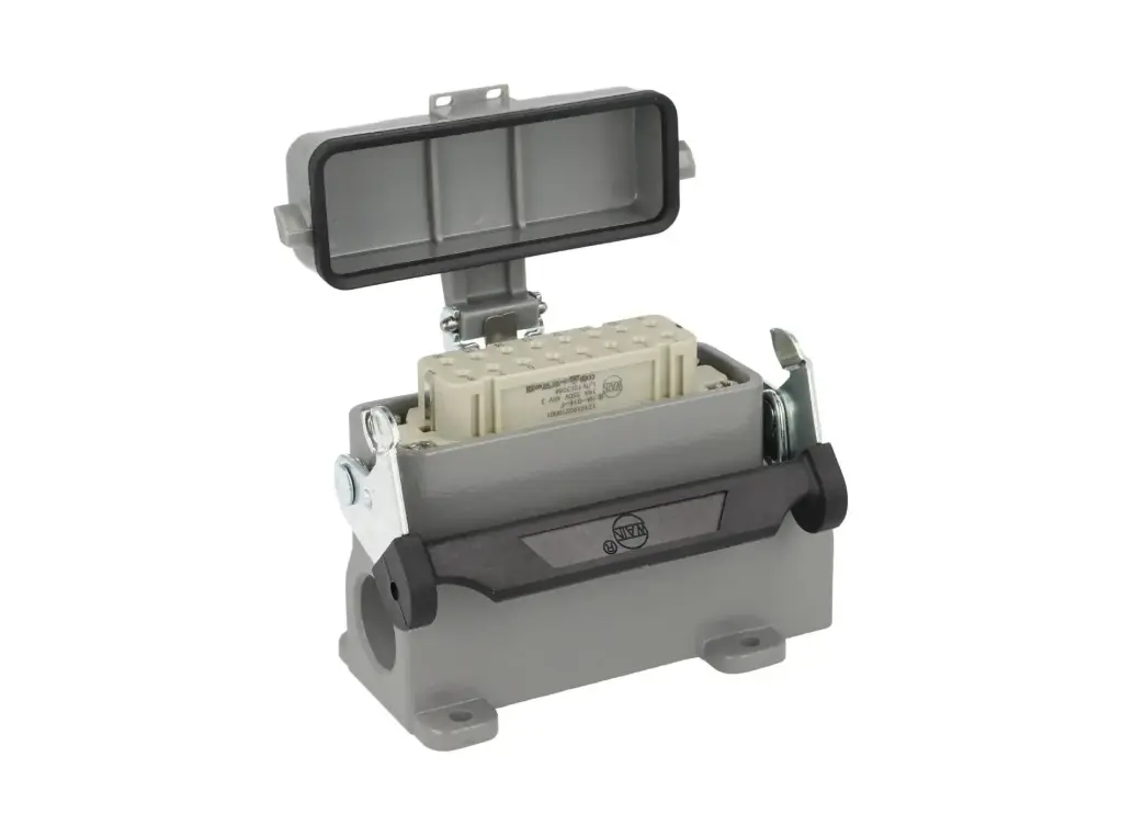 FIC10-16P-B-C — CONECTOR INDEPENDIENTE HEMBRA 10A 400V 16PIN SOBREPONER (MACHOS MIC10-16P-TOPARA SIDE)  (PG16) 