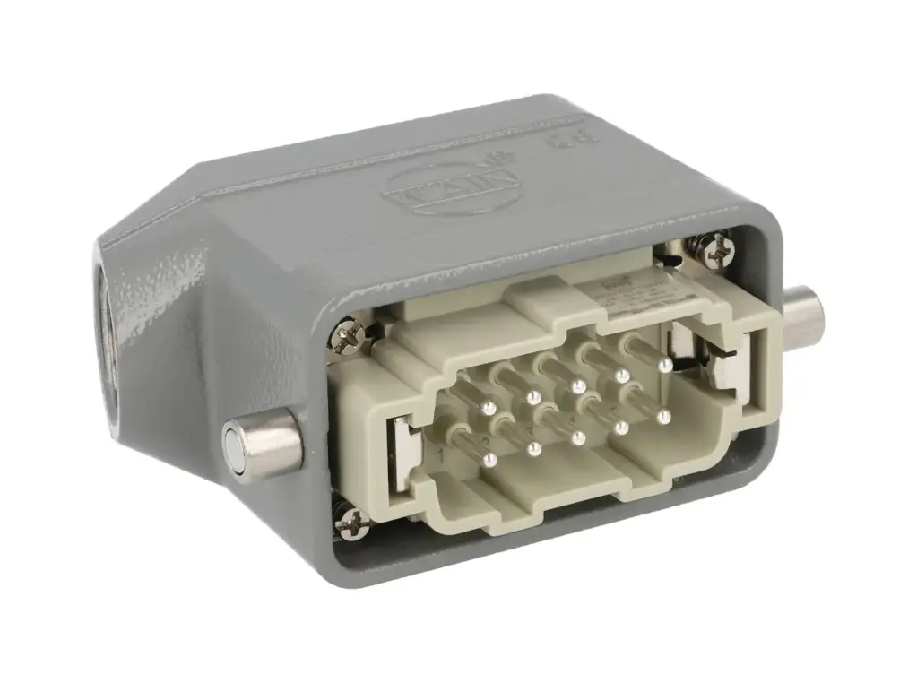 MIC16-10P-SIDE — CONECTOR IND.MACHO 16A 500V 10PIN 90_