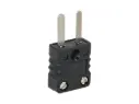 TP-J11-M — CONECTOR MACHO PARA TERMOCUPLA TIPO J NEGRO 