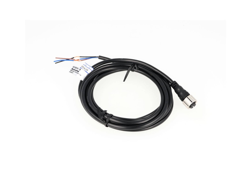 CID3-2 — CONECTOR RECTO,HEMBRA/CABLE,2M,CD