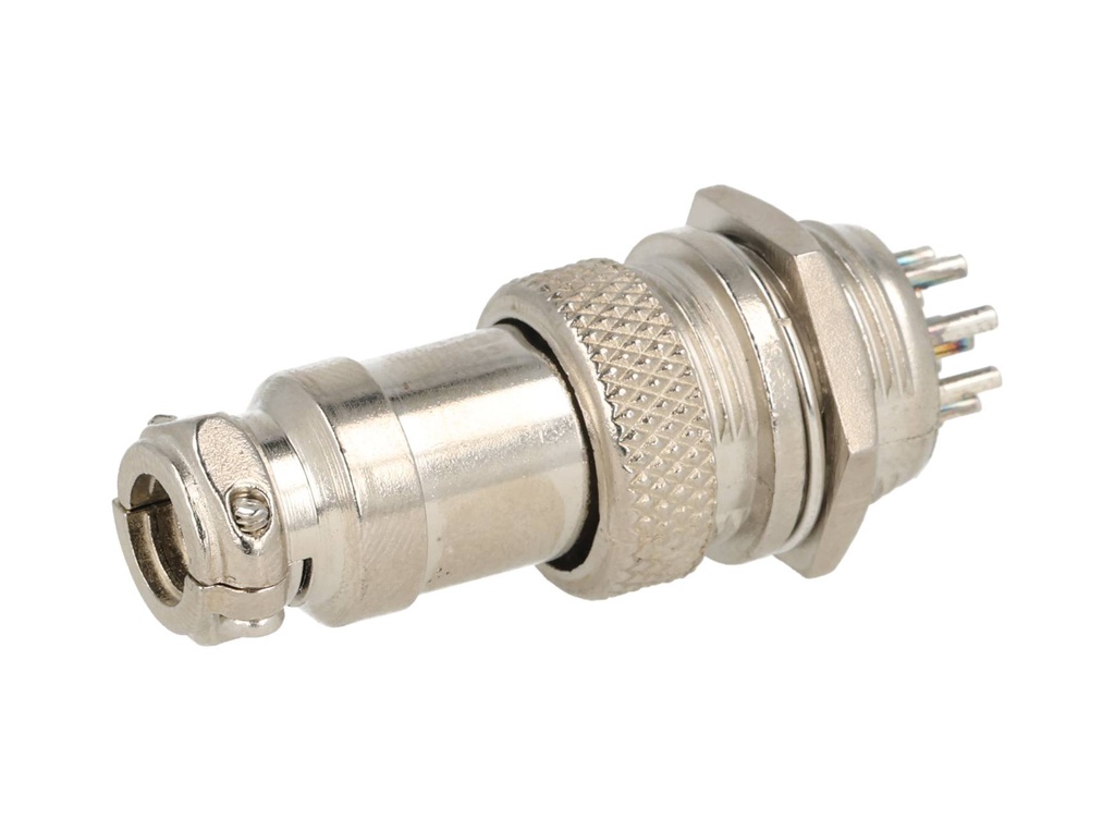 TP-GX16-9P — CONECTORES (PAR GX16 9 PIN MACHO/HEMBRAPARA PANEL Y EXTENCION 4A/125VCA 16mm