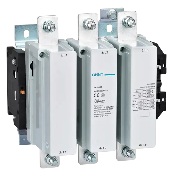 NC2-630-220V — CONTACTOR CA TRIFÁSICO 220VCA 630A-CA3800A-CA1 2NA+2NC