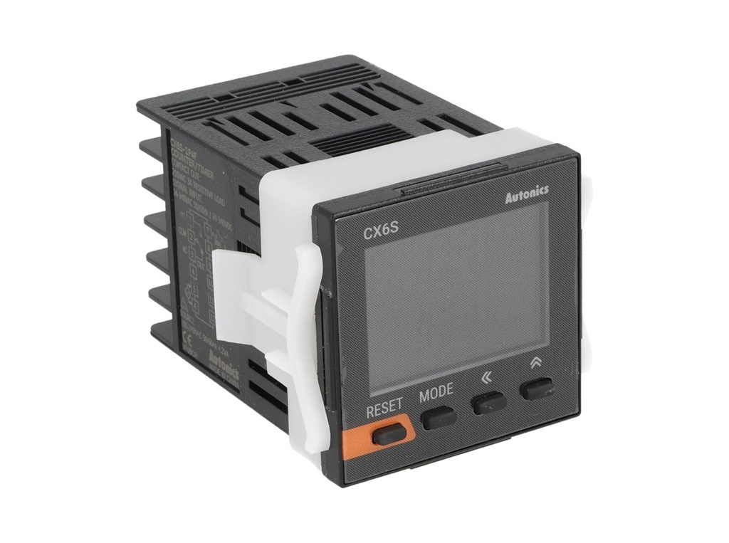 CX6S-1P4F — CONTADOR TEMPORIZADOR DISPLAY 6 DÍGITOS100-240VCA