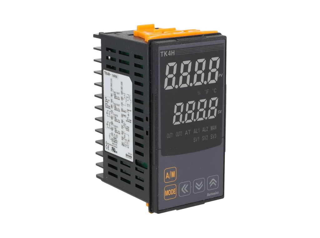 TK4H-14RN — CONTROLADOR DE TEMP, 1/8 DIN 1 ALARMA