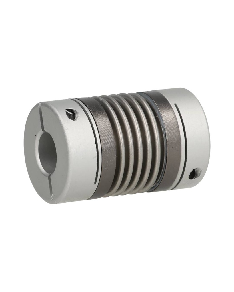 BB-8X8-D20L32 — COPLE FLEXIBLE ALUMINIO D1 8mm, D2 8mm, DEXT 23mm, LONGITUD 32mm, TORQUE 2Nm, VELOCIDAD MAXIMA 18.000RPM