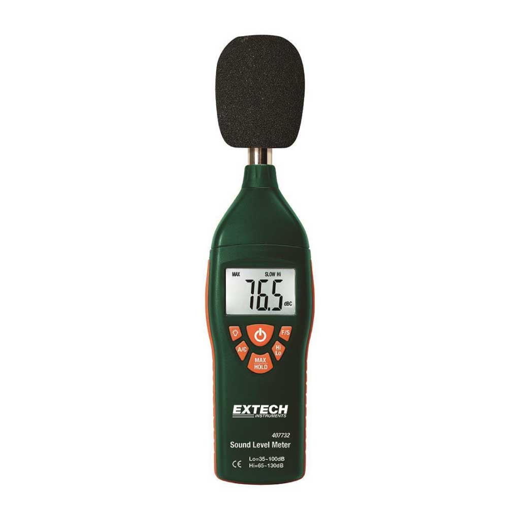407732 — DECIBELIMETRO DIGITAL TIPO 2, B35-100DB, A65-130DB