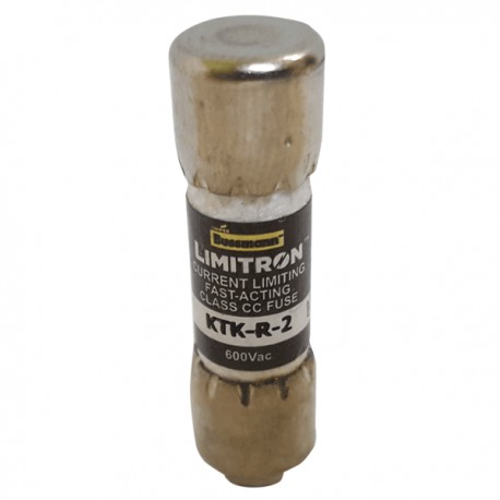 KTK-R-2 — FUSIBLE 2A 600V RAPIDO (CARTUCHO/SEGURO) ESPECIAL