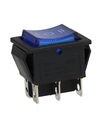 TP-321-2T-B — INTERRUPTOR 2P2T AZUL ON-OFF-ON, 6 TERMINALES