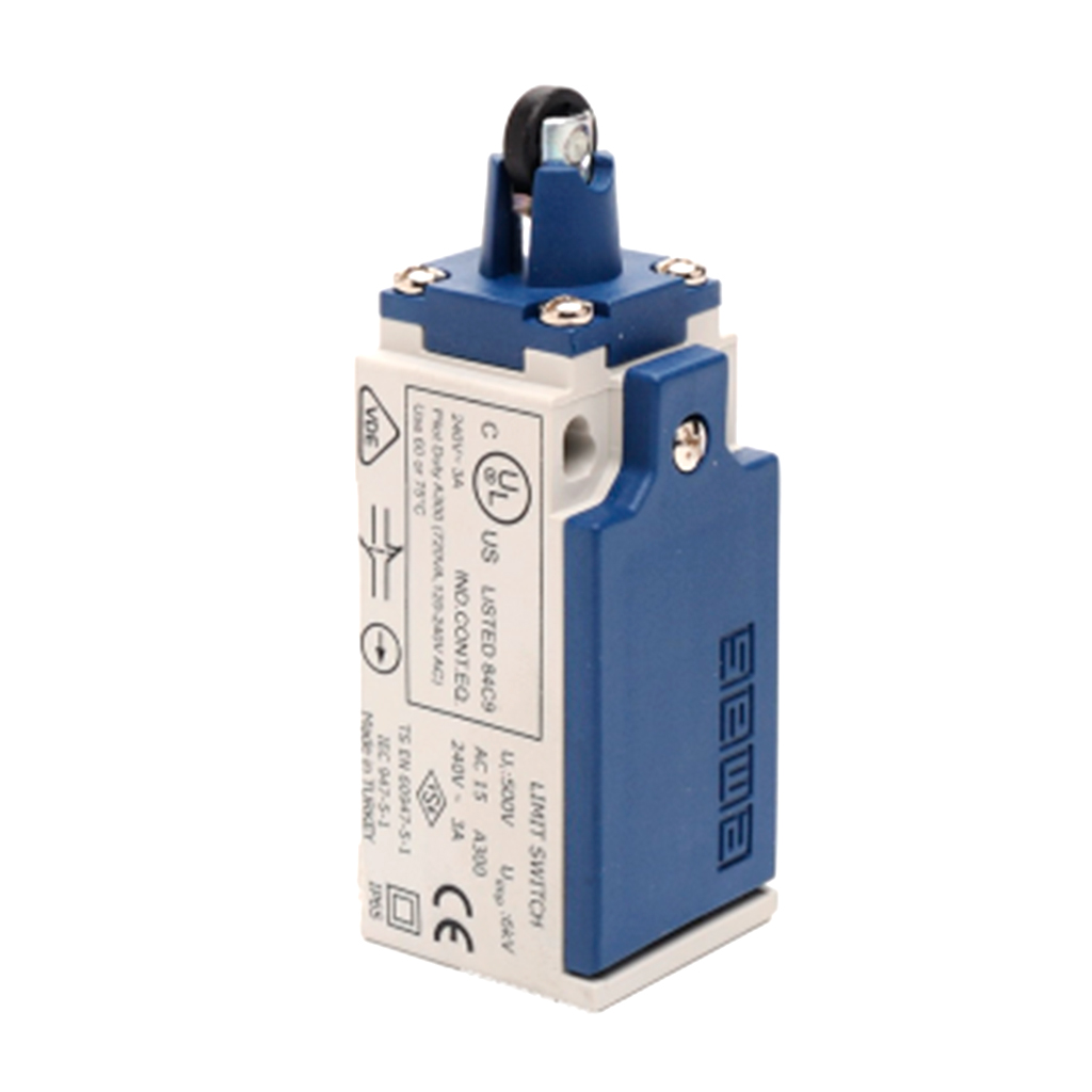 L5K13MUP331 — INTERRUPTOR DE LIMITE, ROLDANA PLASTICA 11mm DIAMETRO MOVIMIENTO LINEAL
