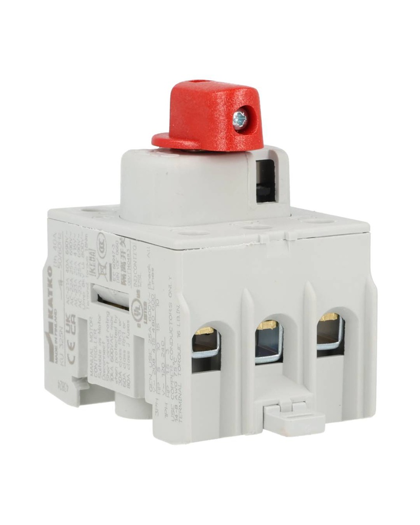KU325N — INTERRUPTOR DESCONECTADOR P/25AMP.