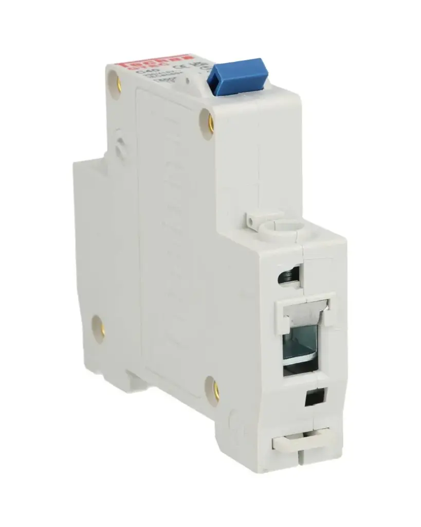 1C40 — INTERRUPTOR MINIATURA 1P 40AMP 230VCA PARA RIEL CURVA C