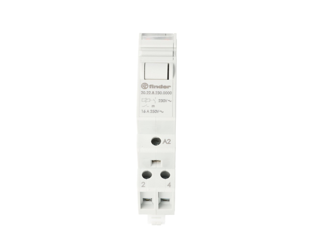 20228230 0000 — INTERRUPTOR MODULAR PARA RIEL 2NA, 230VCA, 16AMP.