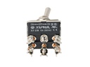 XT-23B — INTERRUPTORES DE PALANCA 6 TORNILLOS Posiciones: ON-OFF-ON Capacidad: 20/15A 125/277VAC 