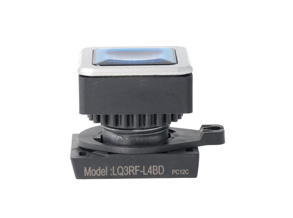LQ3RF-L4B — LAMPARA PILOTO CUADRADA AZUL, 30mm