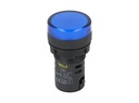 TP-LI22-B24 — LAMPARA PILOTO LED AZUL 22mm 24VCA/VCD PLASTICO *NO SON A PRUEBA DE EXPLOSION*