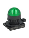 L2RR-L1G — LAMPARA PILOTO LED VERDE 22mm, TIPO DOMO, 