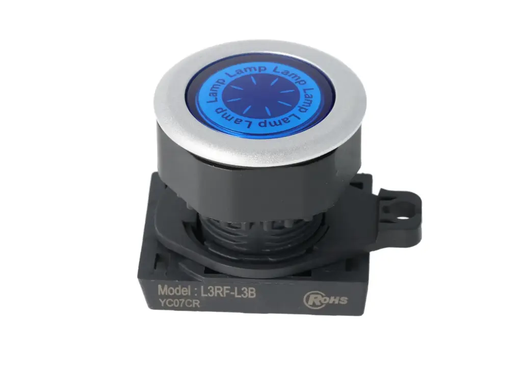 L3RF-L3B — LAMPARA PILOTO RASANTE AZUL,  30mm