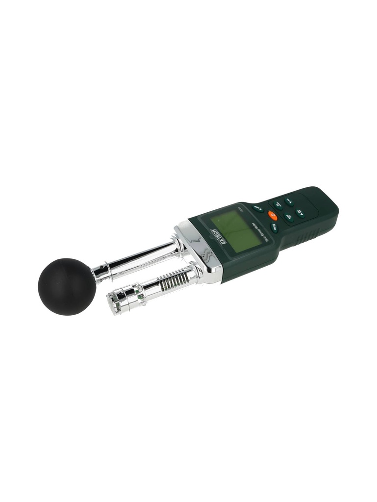 HT200 — MEDIDOR DE FATIGA CALORIFICA MEDIANTE TGBH (TEMPERATURA DE GLOBO DE BULBO HUMEDO ) Y PUNTO DE ROCIO